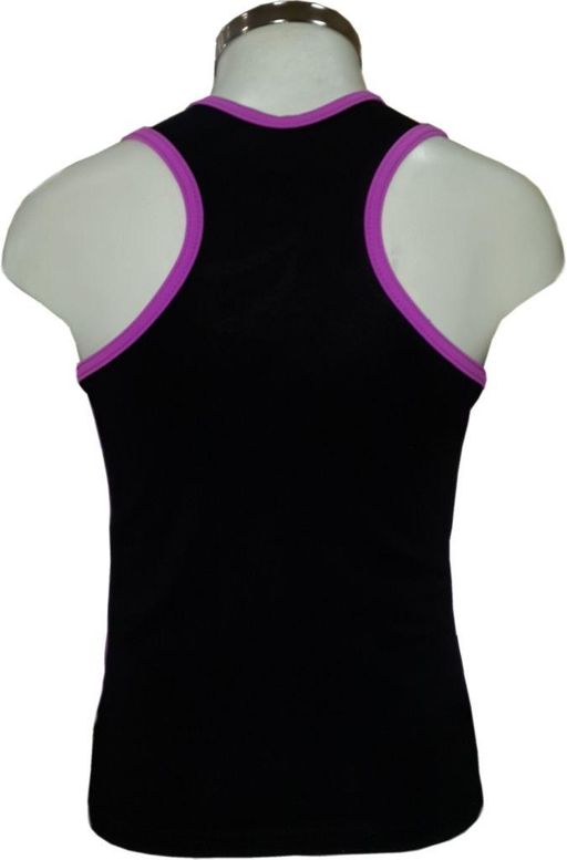 7051 Топ-майка из хлопка Гимнастка со вставками из сетки - Chersa фото 4