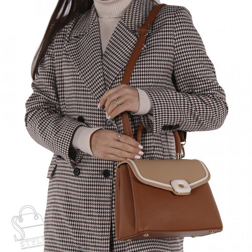 Сумка женская  8442CO brown Christina  в Новосибирске