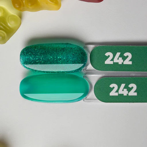 Гель-лак Glass №242 - зелёный - Patrisa nail фото 3