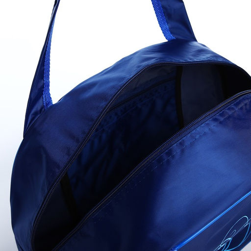 Сумка спортивная на молнии, цвет синий/голубой - Simaland фото 4