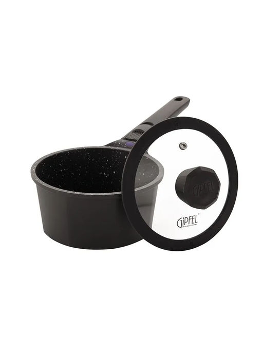 2445 GIPFEL Ковш PROOFET 16х8,5см/1,4л из литого алюминия, со стеклянной крышкой - Werner фото 9