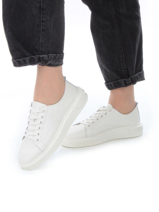 05-PDXL151-2 BEIGE Кроссовки женские (натуральная кожа)