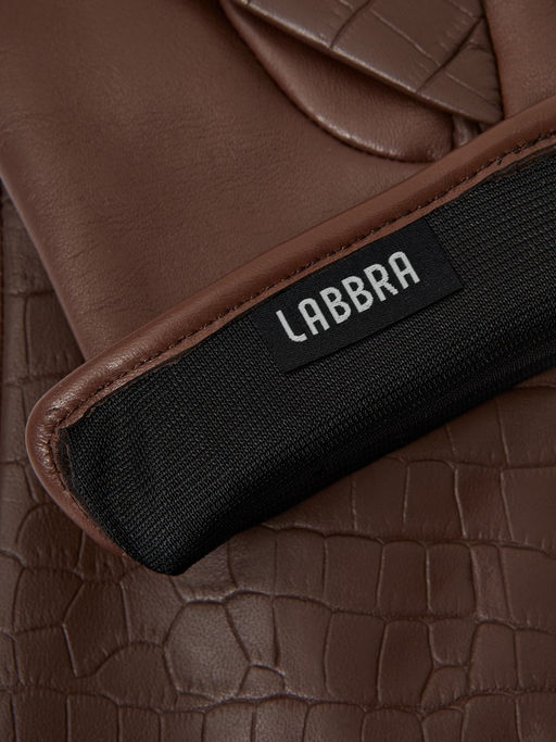 Перчатки женские ш/п LB-8511 basic brown - Labbra фото 3