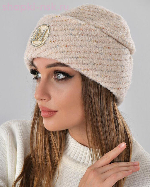 Отворот мохер мульти флис МА мини Шапка Шапка флис (56-58)