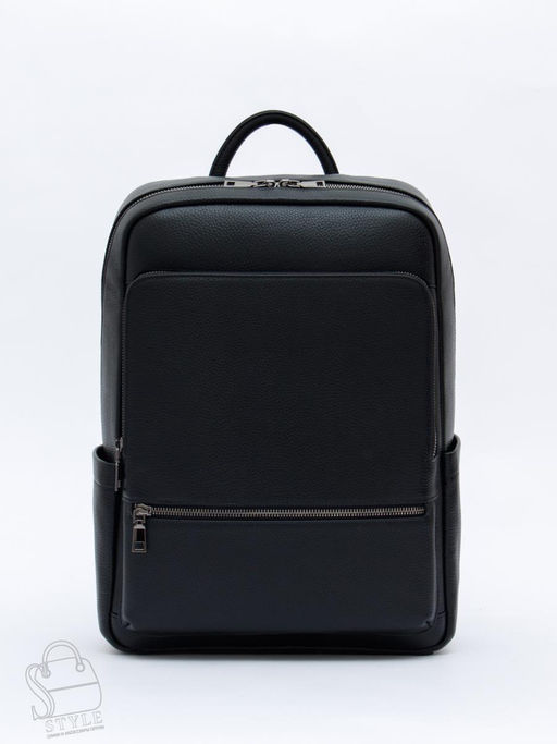 Рюкзак мужской кожаный  131419-161H black Heanbag
