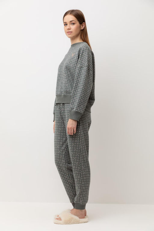 Е 20202/кремовый,узор комплект жен