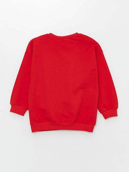 Bisiklet Yaka Bask?l? Erkek Bebek Sweatshirt - Waikiki фото 2