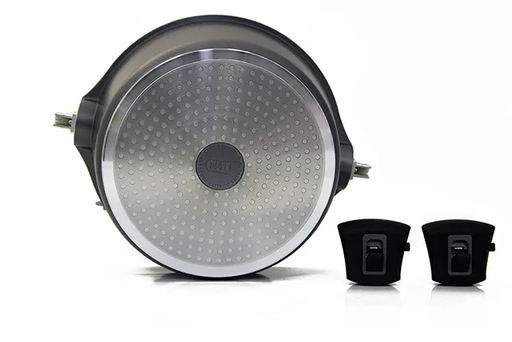 2688 GIPFEL Кастрюля BATISTA 20х9,5см/2,4л из литого алюминия с индукционным дном, с 3-слойным антипригарным гранитным покрытием Ilag Ultimate, cо съемными ручками, со стеклянной крышкой. Толщина: 2,0  фото 2