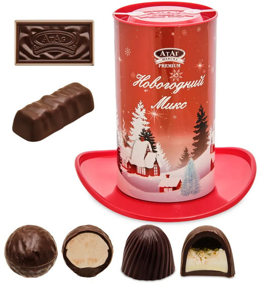 Цилиндр/Новогодний микс  200гр./АТАГ/  фото 2