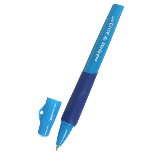 Цена за 12 шт. Ручка обучающая для левши deVENTE Study Pen, узел 0.7 мм, каучуковый держатель, чернила синие на масляной основе