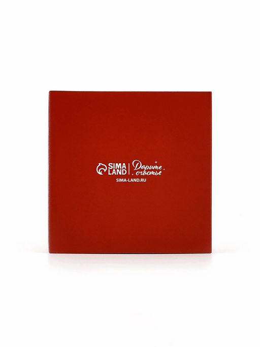 Цена за 5 шт. Коробка под бижутерию «Красная», 7.5×7.5×3 см