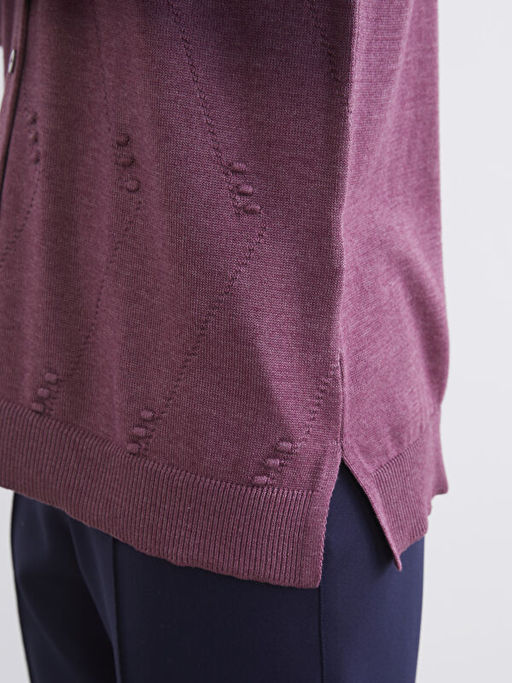 Bisiklet Yaka Ajurlu Kad?n Triko H?rka