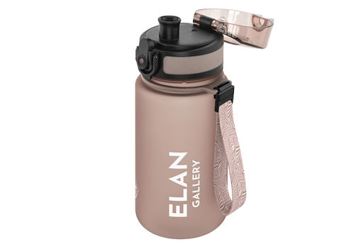 Бутылка для воды 350 мл 6,8*6,8*17 см "Style Matte" капучино