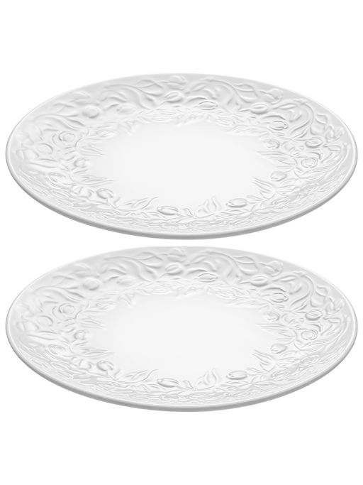 Набор тарелок для десертов 2 пр. 20,5*20,5*2 см Тюльпаны, фарфор - Elan gallery фото 4