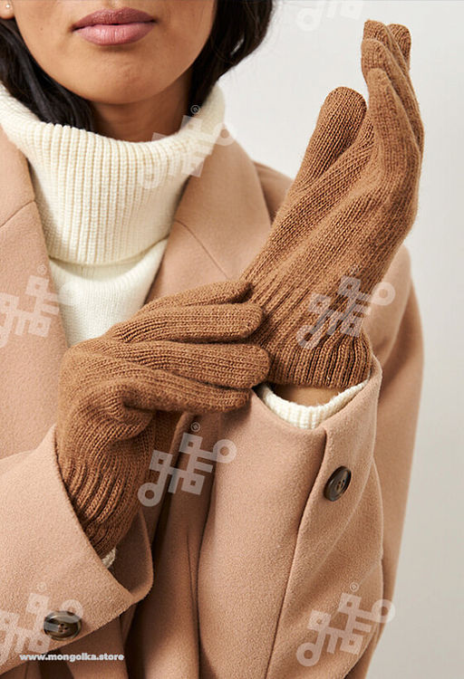 из натуральной монгольской шерсти Перчатки взрослые унисекс - Тод оймс ххк фото 7