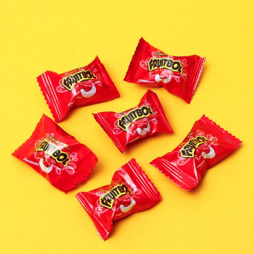 Цена за 100 шт. Жевательная резинка FRUITTBOL JELLY клубника, 3,5 г - Simaland фото 3