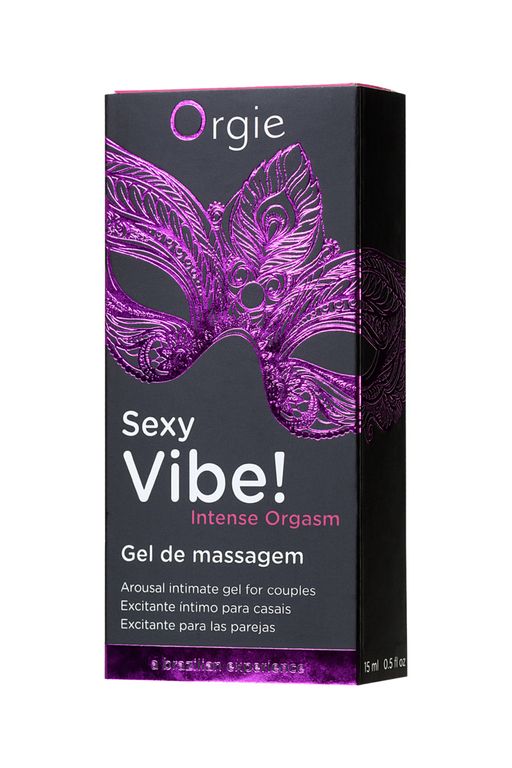 Гель для массажа ORGIE Sexy Vibe Intense Orgasm с разогревающим и охлаждающим эффектом, 15 мл