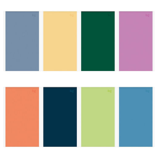 Цена за 3 шт. Блокнот А6 32л. на скрепке "Монотон" ("BG", Б6ск32 09433)