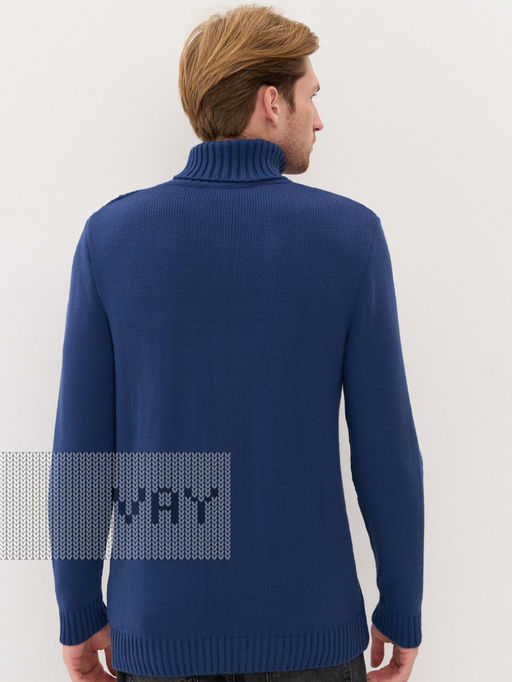 Свитер мужской 5242-12381. 8400277 индиго