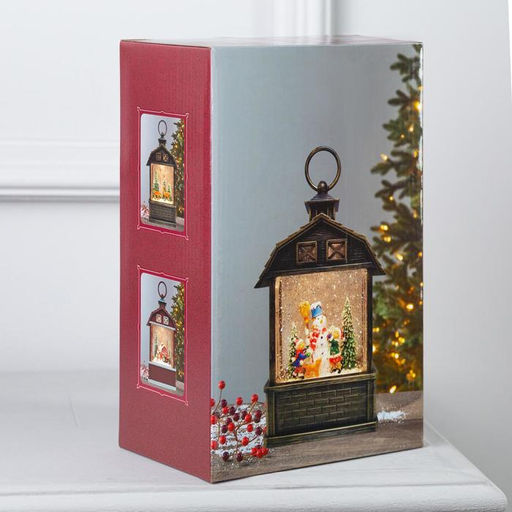 Светодиодная фигура «Олени в лесу» 14 × 24 × 8 см, пластик, батарейки ААх3 (не в комплекте), USB, свечение тёплое белое