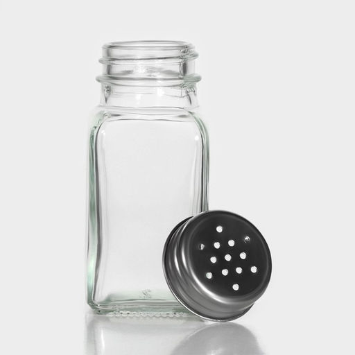 Набор для специй Доляна «Стандарт», 2 предмета: солонка, перечница 100 мл, стекло