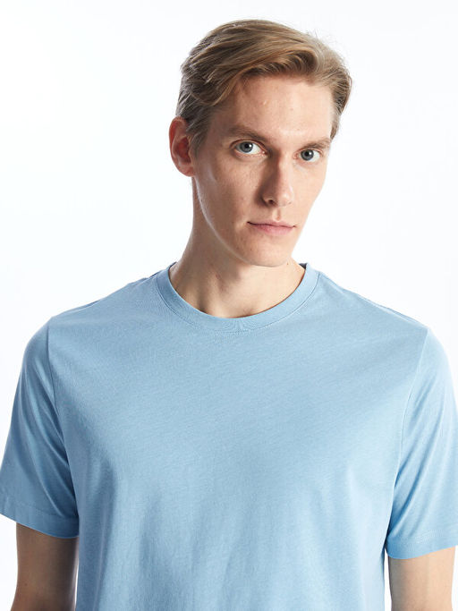 Bisiklet Yaka Penye Erkek Ti??rt