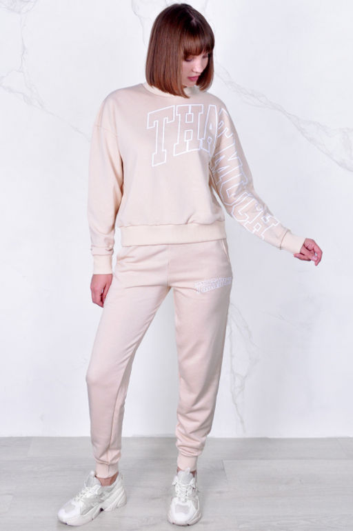 Арт. 2506 Костюм с брюками женский 44-52 (5 шт) Цвет:пудра - Калинка фото 28