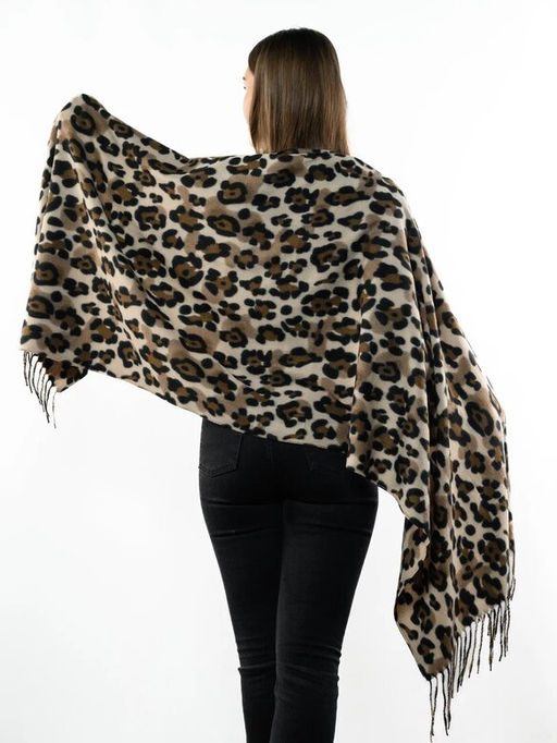 Яркий палантин с анималистичным принтом - Pretty mania фото 5