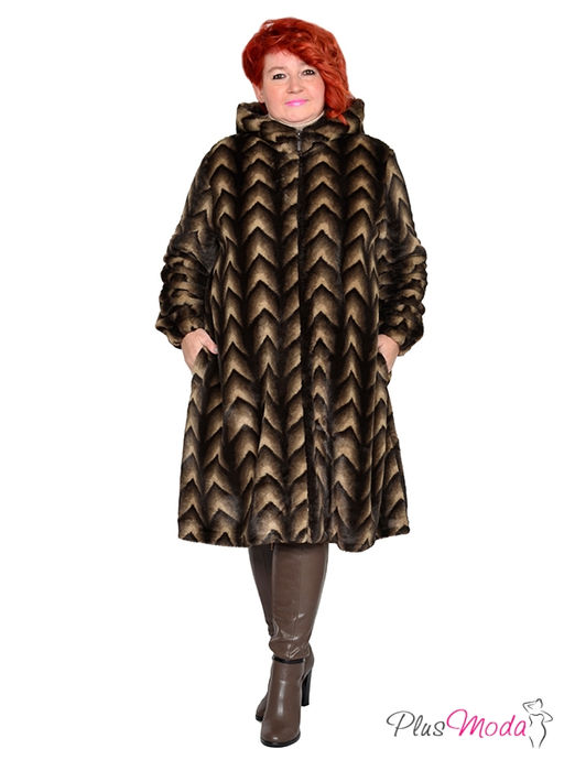Шубка Модель №1776 размеры 44-84 - Plusmoda фото 3