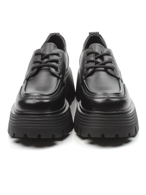 03-5931 BLACK Полуботинки женские (натуральная кожа)