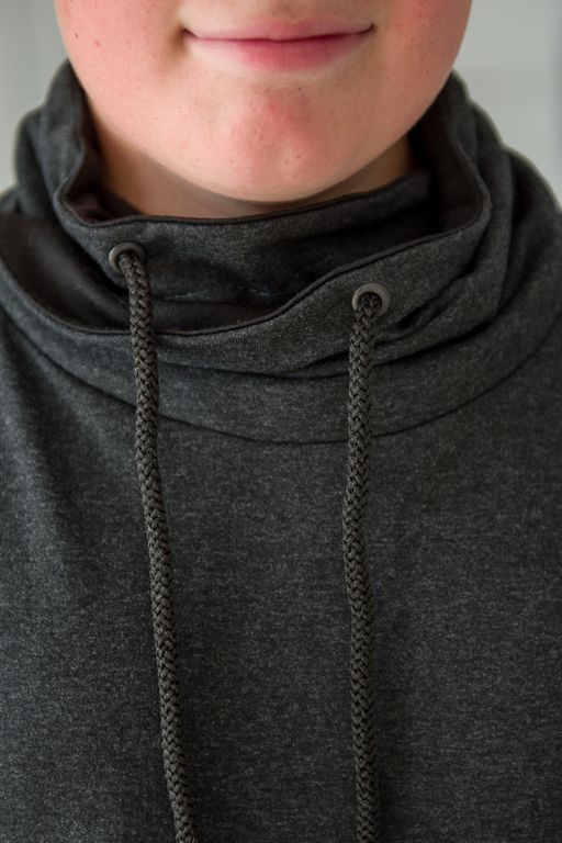 Толстовка подростковая из футера Оскар антрацит - Амадэль фото 9