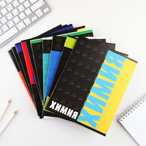 Тетради предметные, 48 л., набор из 10 шт. «ШРИФТЫ»