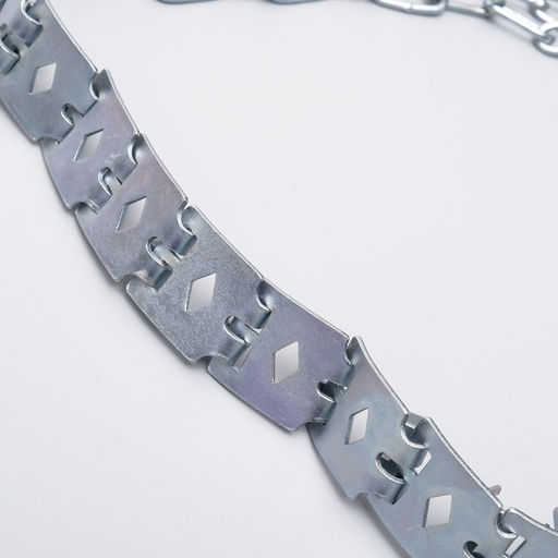 Ошейник строгий пластинчатый, цинк, 60 х 2,7 см - Пижон фото 5