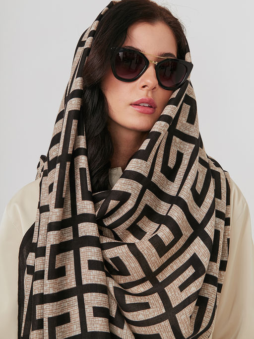 Большой, мягкий, тонкий и очень нежный двусторонний палантин - Tantino фото 7