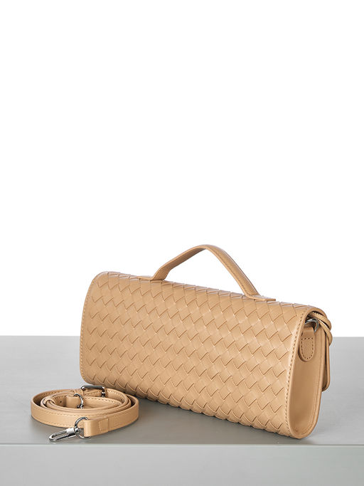 LACCOMA клатч PLB1893-бежевый эко кожа фото 4