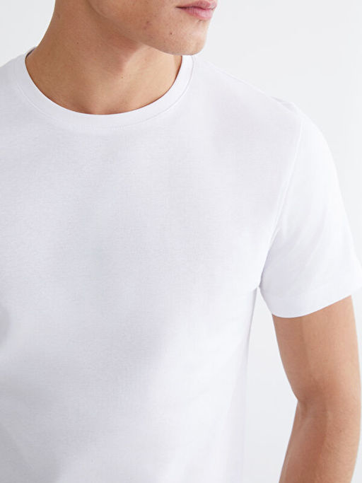 Bisiklet Yaka Penye Erkek Ti??rt