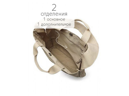 Сумка женская текстиль Lanotti 1701/Бежевый