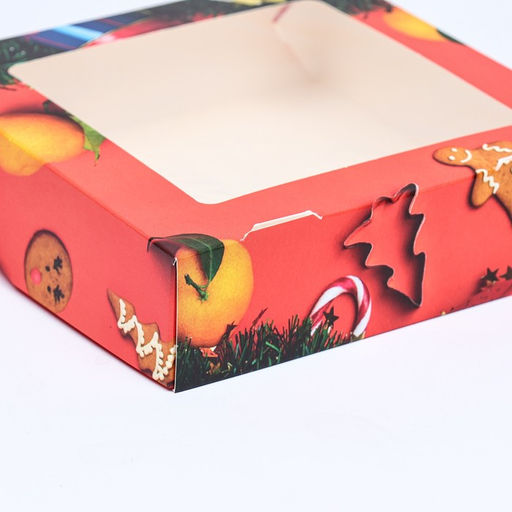 Цена за 20 шт. Коробка складная с окном Апельсин, 15 х 15 х 4 см - UPAK LAND фото 4