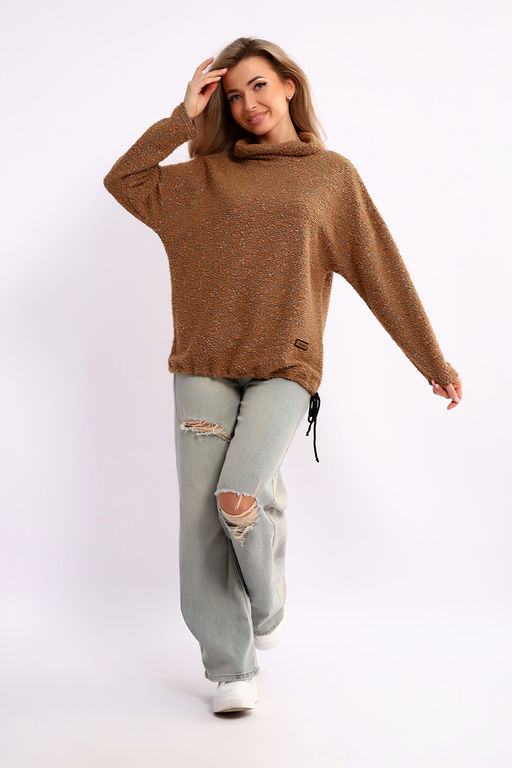 Джемпер женский Натали 82084 трикотаж букле  фото 4