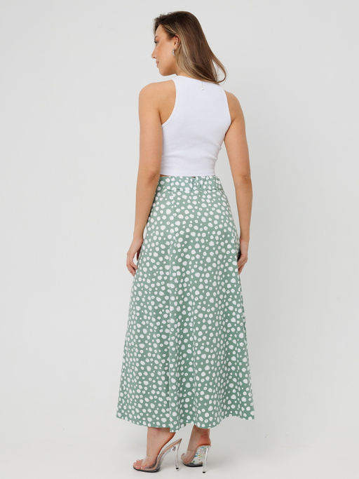 Юбка женская Ю-15 (кулирка) Тёмно-синий веер - Elenatex фото 38