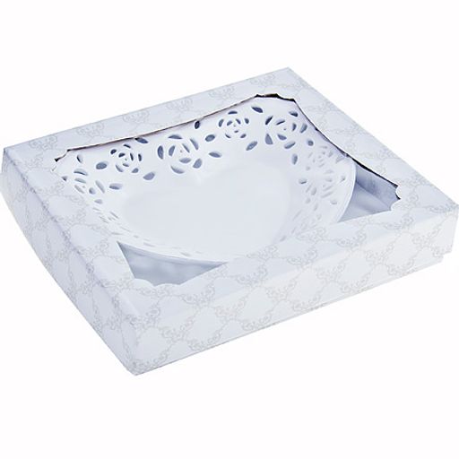 23821 Блюдо СЕРДЦЕ ажурное 23,5х21х4см МВ (х18) - Mayer&boch фото 4