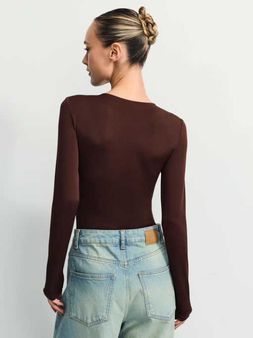 Базовое боди с длинным рукавом / Zarina