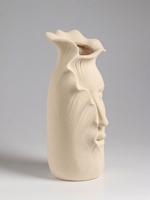 Ваза настольная керамика "Терсеро" 23,5х10 см, бежевый