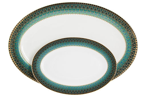 Обеденный сервиз Бухара зелёный, 6 персон, 27 предметов - ANNA LAFARG MIDORI фото 7