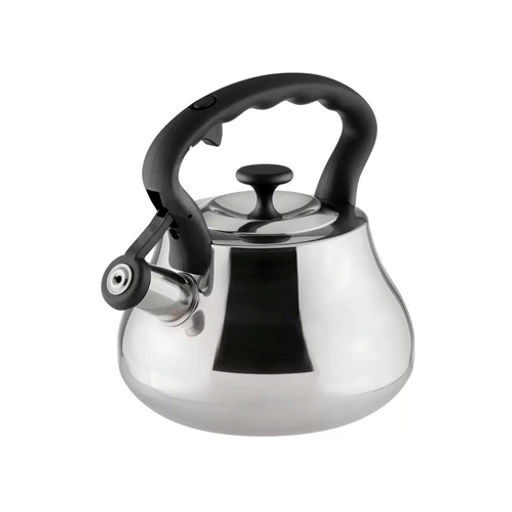 Чайник нержавеющая сталь 2.8 л со свистком зеркальный нейлон индукция GS-04052A (48019 /DANIKS/