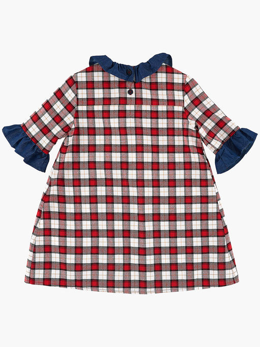 Платье в клетку UD 6244 клетка - Mini maxi фото 3