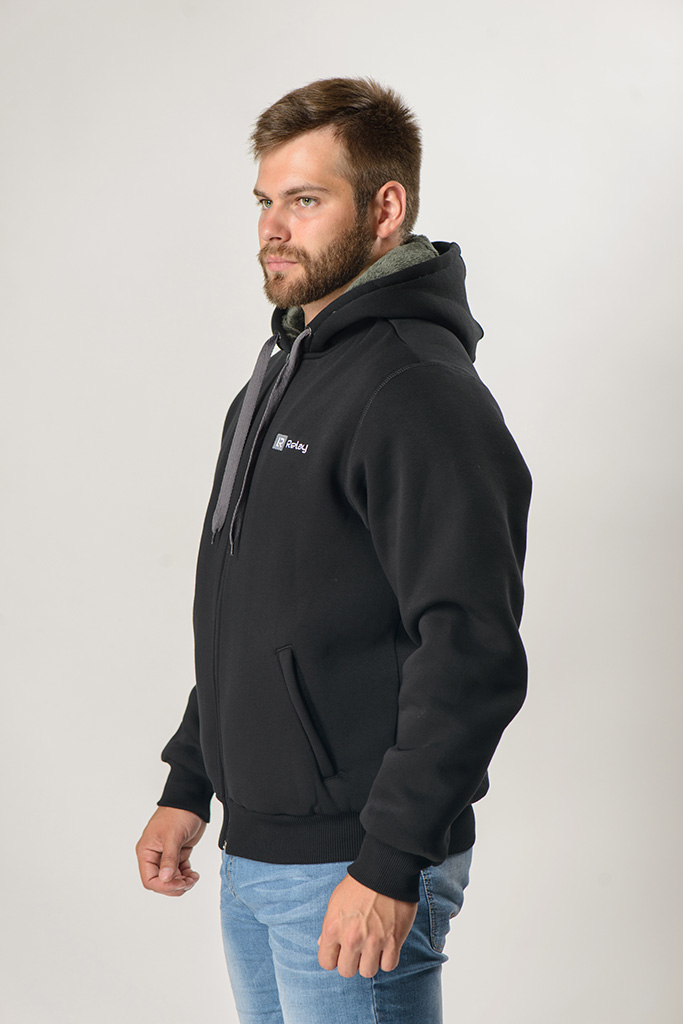 с мехом! утепленная Толстовка Футер 3-х ниточный - Relay фото 4