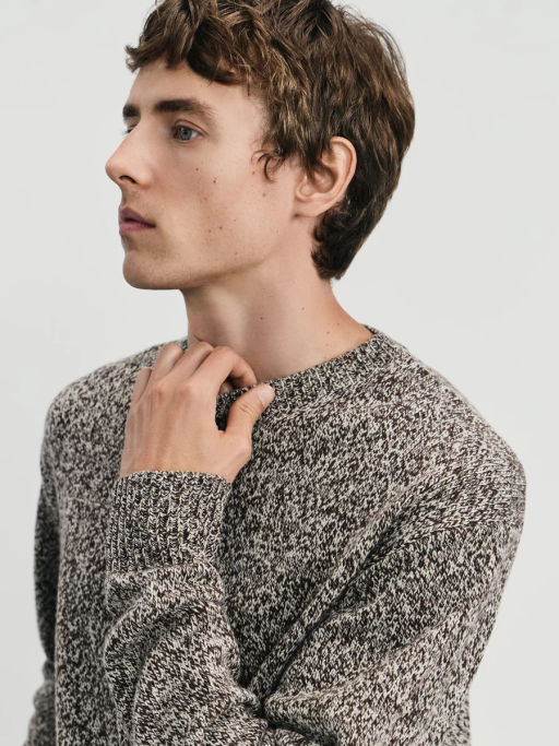 Джемпер relax fit с добавлением шерсти / Zarina