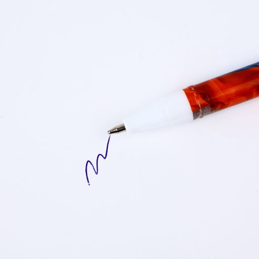 Цена за 10 шт. Ручка шариковая, синяя паста, 0.5 мм, пластик «С 23 февраля»