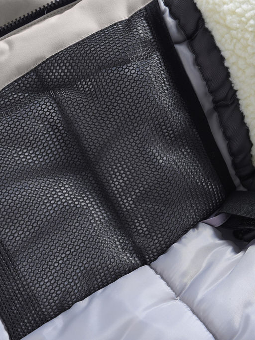 Парка зимняя подростковая для девочки с капюшоном бежевого цвета 9538B - Valianly фото 19